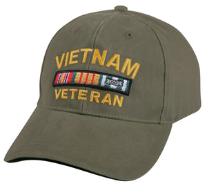 Vietnam Veteran Deluxe Vintage Low Profile Insignia Cap