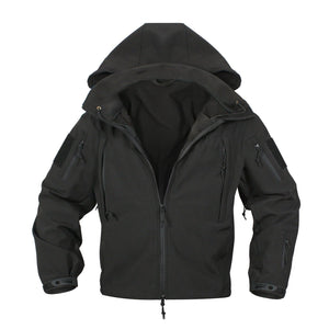 Black Special Ops Tactical Soft Shell Jacket