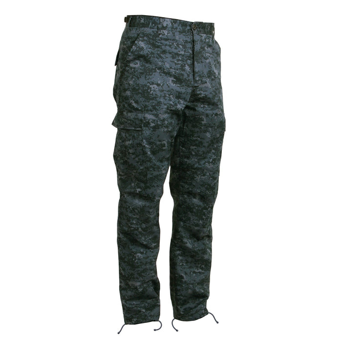 Midnight Digital Camo Twill Tactical BDU Pants
