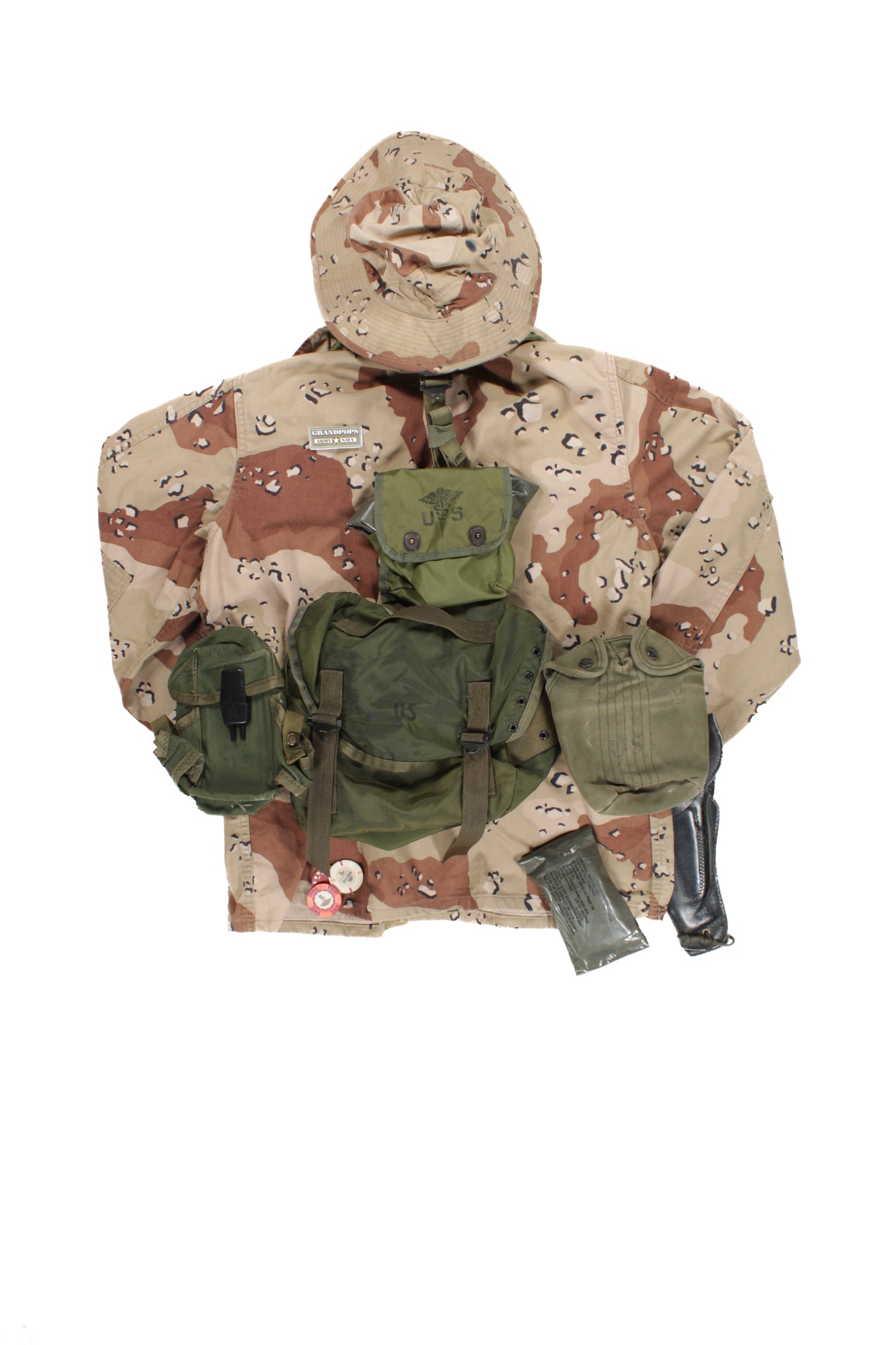 American Desert Camo Vintage Field Jacket 90s Military -  Israel