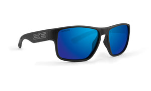 Epoch Charlie Black Polarized Blue Mirror SunGlasses