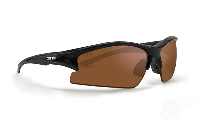 Epoch Brodie Black 100% UVA/UVB Protection Amber SunGlasses