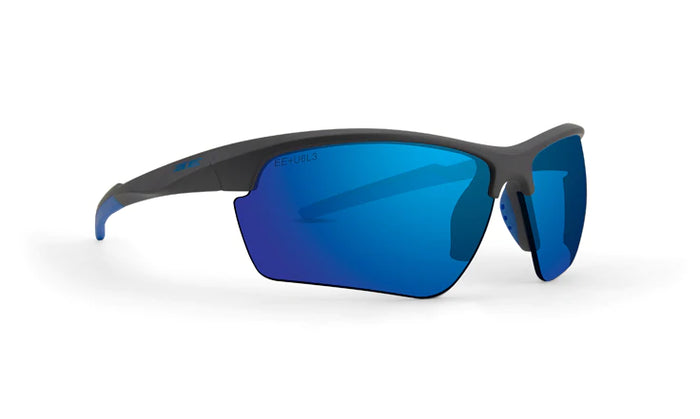 Epoch Kennedy Grey & Blue 100% UVA/UVB Protection Blue Mirror SunGlasses