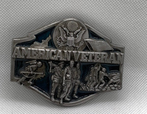 American Veteran Belt Buckle