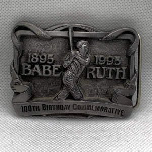 Babe Ruth 1895-1995 100th Birthday Commemorative MLB Belt Buckle Limited Edition #0233