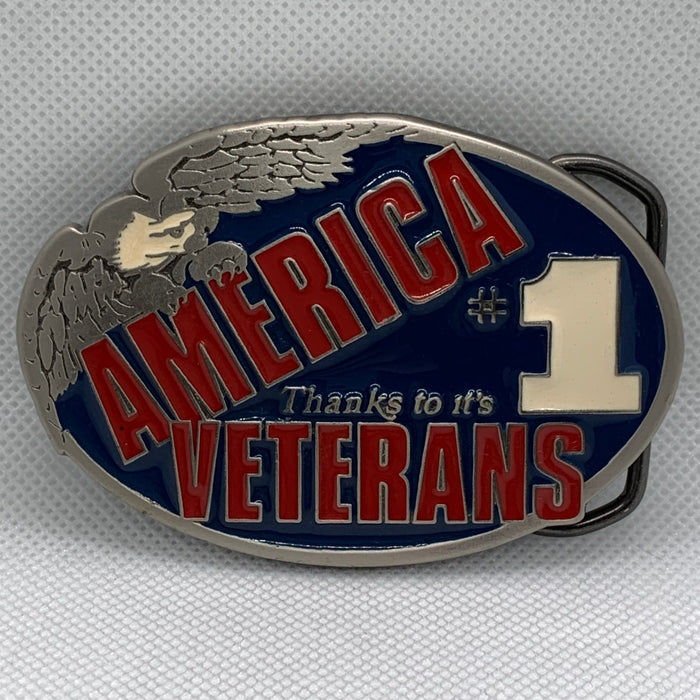 America #1 Thanks to it's Veterans Belt Buckle