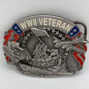 WWII Veteran Belt Buckle