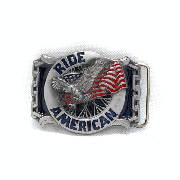 Ride American Belt Buckle