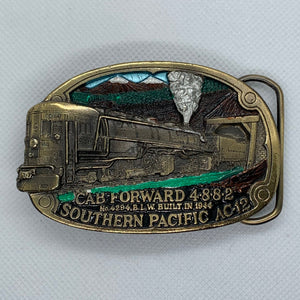 Cab Forward 4882 Southern Pacific AC-12 Belt Buckle