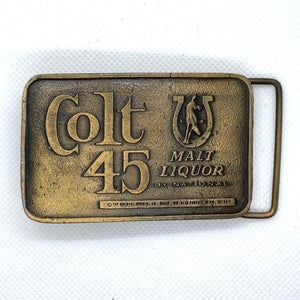 Colt 45 Malt Liquor Belt Buckle