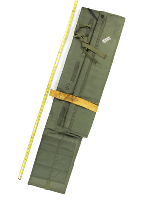 U.S. Military Paratrooper Nylon Heavy Duty Padded Rifle Cargo Case Size 50"X12"