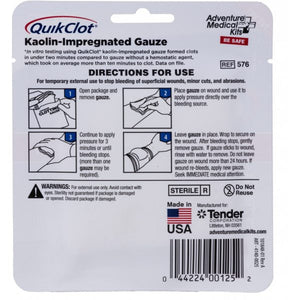 Adventure Medical Kits QuikClot Gauze – 3″ x 2′