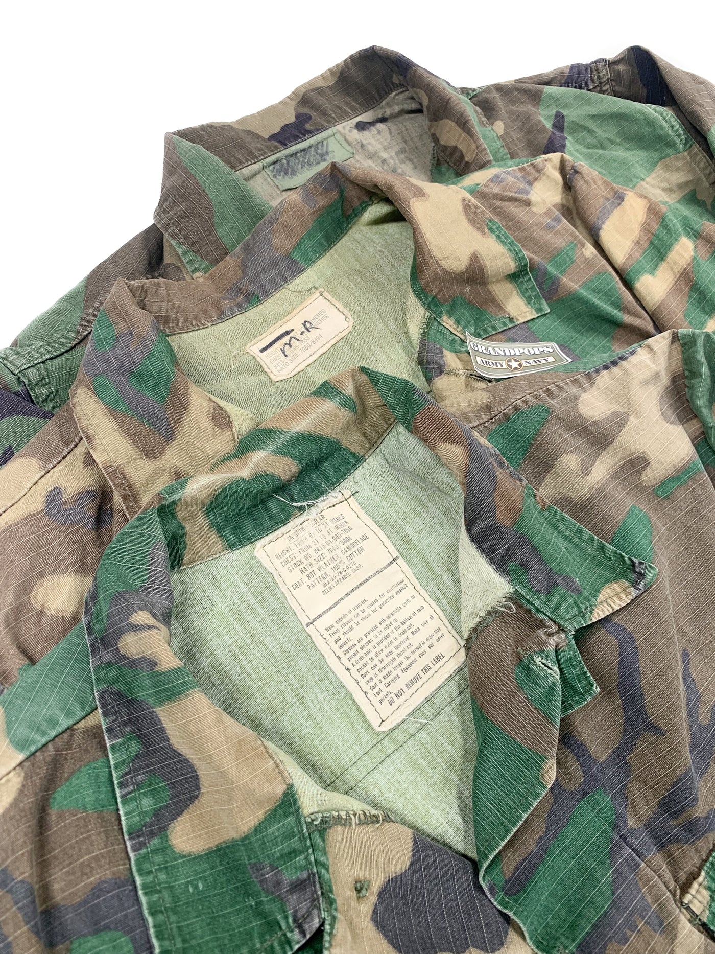 Us Rdf Ww 2 U.S. Post Vietnam War RDF Woodland Transitional Jungle Camouflage ...