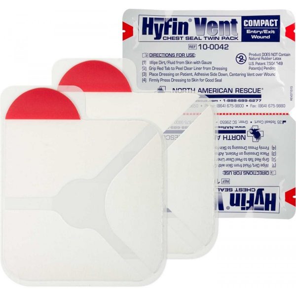 HyFin Vent Chest Seal Compact – Twin Pack