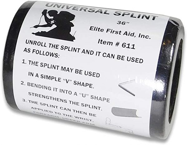 Universal Splint Black 4″x36″