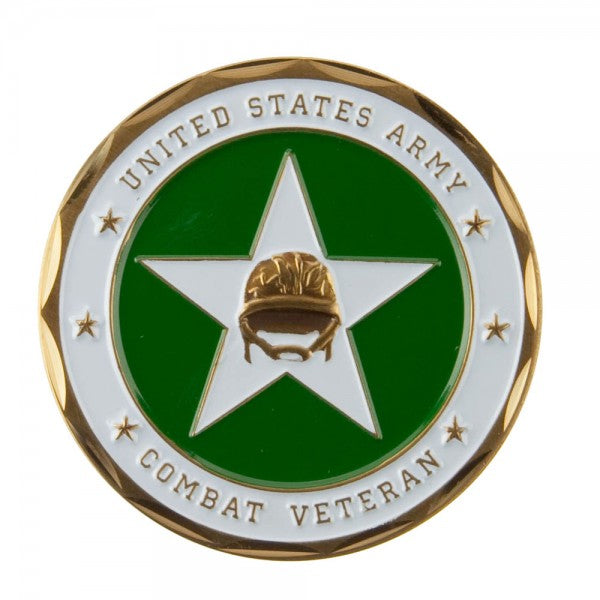 Army Combat Veteran Challenge Coin