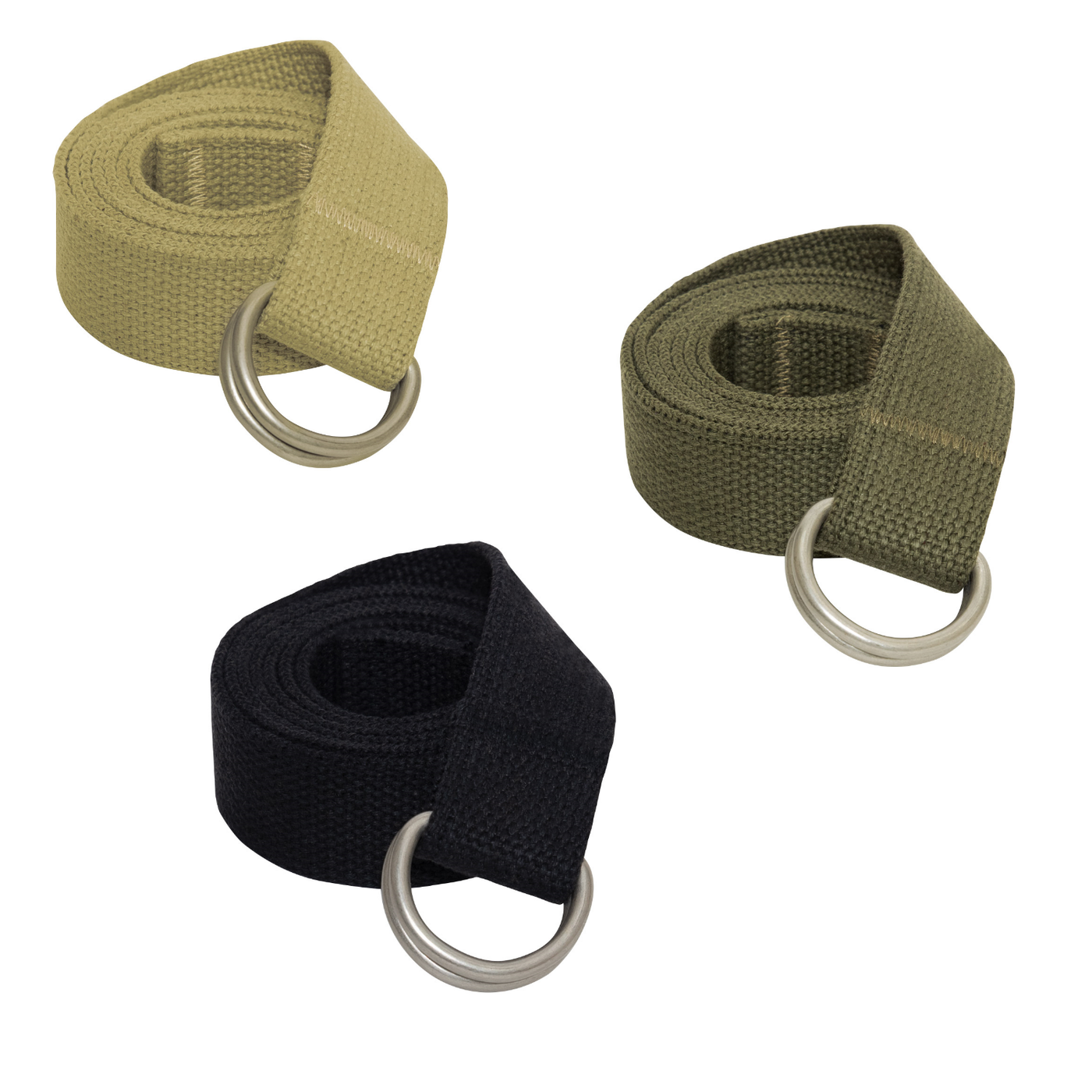 D Ring Classic Military Canvas Uniform Web Belt