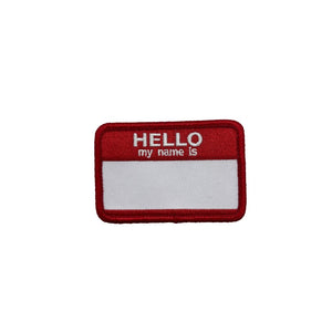 Hello My Name Is (blank) Morale Patch USA MADE