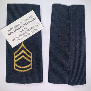 U.S. Army Male E-7 Sergeant First Class Rank Epaulets/Shoulder Marks