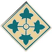 4th Infantry Division Insignia Pin