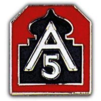 5th Army Insignia Pin