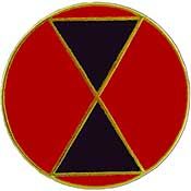 7th Infantry Division Insignia Pin