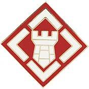 20th Engineer Brigade Insignia Pin