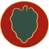 24th Infantry Division Insignia Pin