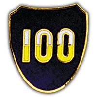 100th Infantry Division Insignia Pin