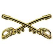Cavalry Cross Swords Insignia Pin