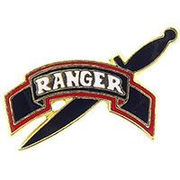 Knife Ranger Tab Insignia Pin