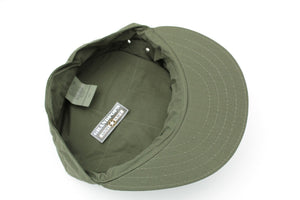 USMC CAP OD GREEN RIPSTOP 8 POINT 2 PLY TOP STITCH WITH EGA