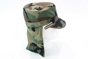 Foreign Legion Woodland Camouflage Patrol Cap Ripstop Made In USA