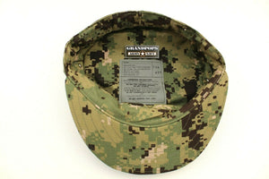 U.S. Navy NWU 3 Ripstop Camo Cap 8 Point 2 Ply Made In USA