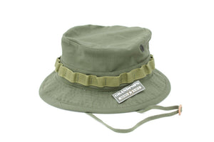 Vietnam 2" Short Brim OD Green Jungle Hat Ripstop Made In USA New Reproduction