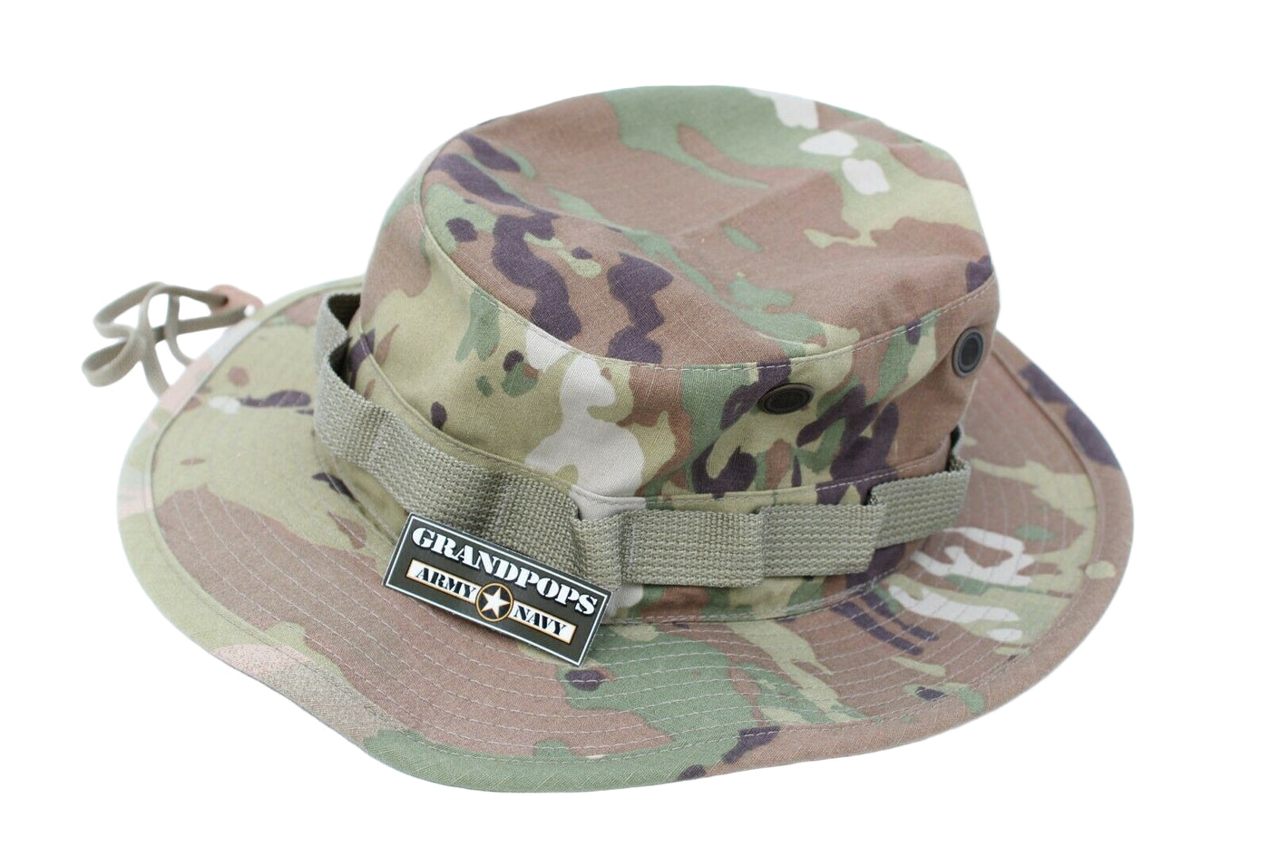 military scorpion camo helmet OCP Scorpion Camo Jungle Hat Rip-Stop USA Made 7