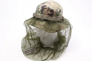 Military Mosquito Head Net Open On Both Ends For Jungle Hat