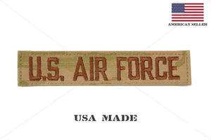U.S. AIR FORCE TAPE SCORPION CAMO REGULATION BRANCH PATCH HOOK & LOOP USA MADE