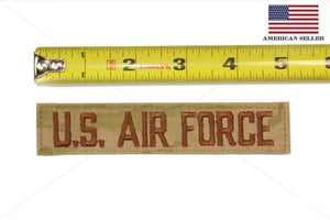 U.S. AIR FORCE TAPE SCORPION CAMO REGULATION BRANCH PATCH HOOK & LOOP USA MADE