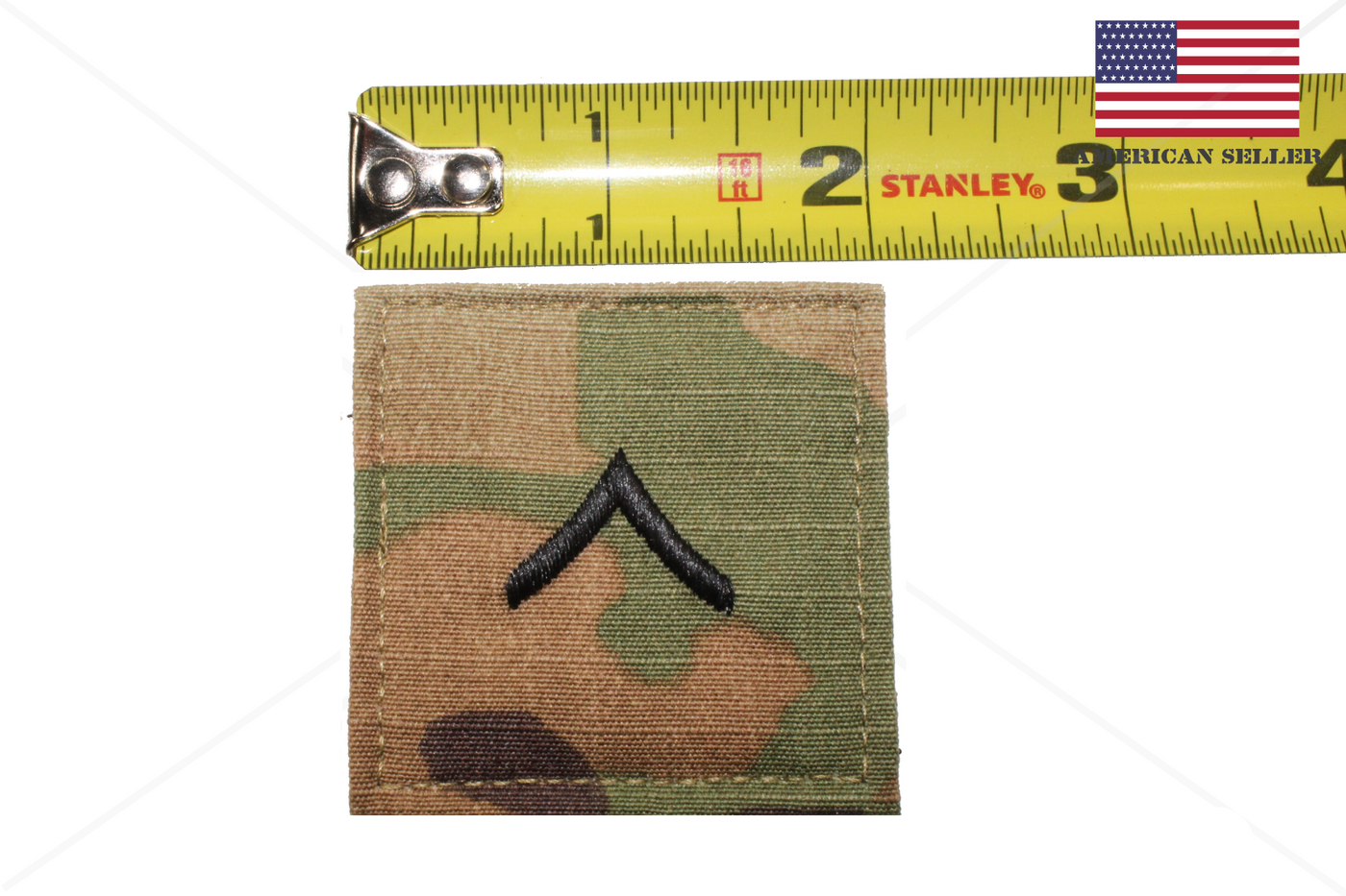 U.S. ARMY E-2 PRIVATE OCP REGULATION RANK PATCH HOOK & LOOP USA MADE ...
