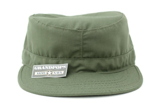 OD Green Rip Stop Patrol Cap With Map Pocket Made In USA