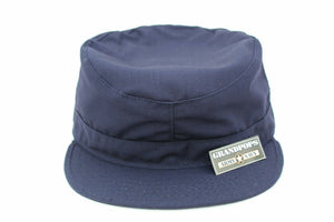 Navy Blue Rip Stop Patrol Cap With Map Pocket Made In USA