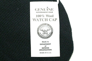 U.S. Army Watch Cap Wool Made In USA Navy Blue