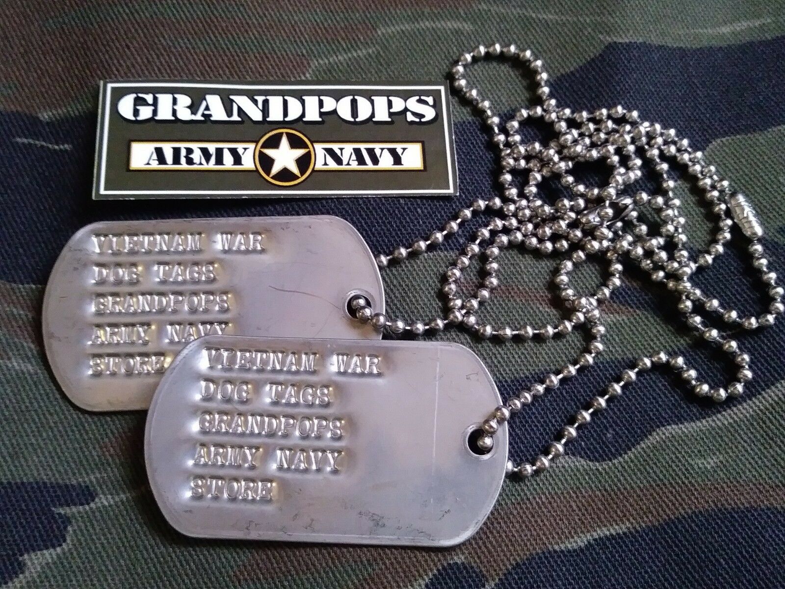 military dog tags