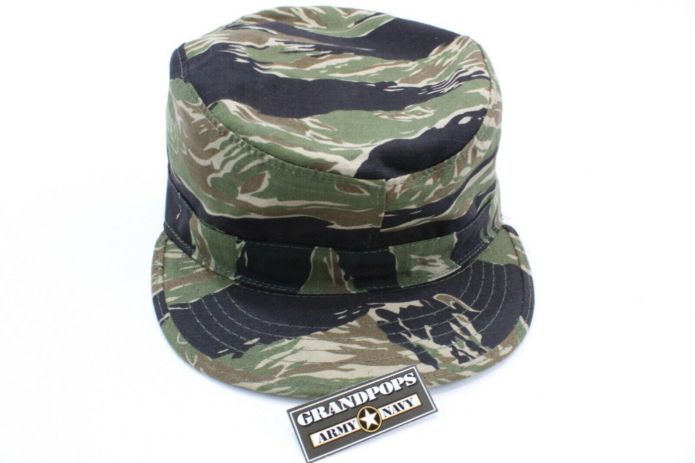 Vietnam Tiger Stripe Patrol Cap Ripstop With Map Pocket Made In