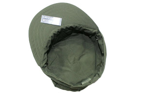 USMC OD Green Ripstop Utility Cap 2 Ply Without Top Stitch With EGA